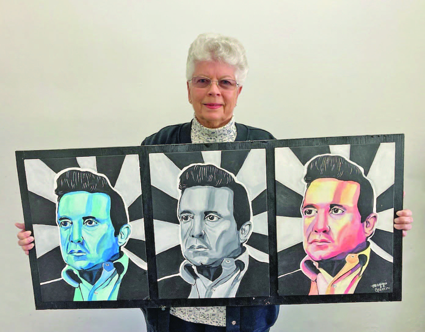 Local Art Featuring Johnny Cash Donated to Kingland