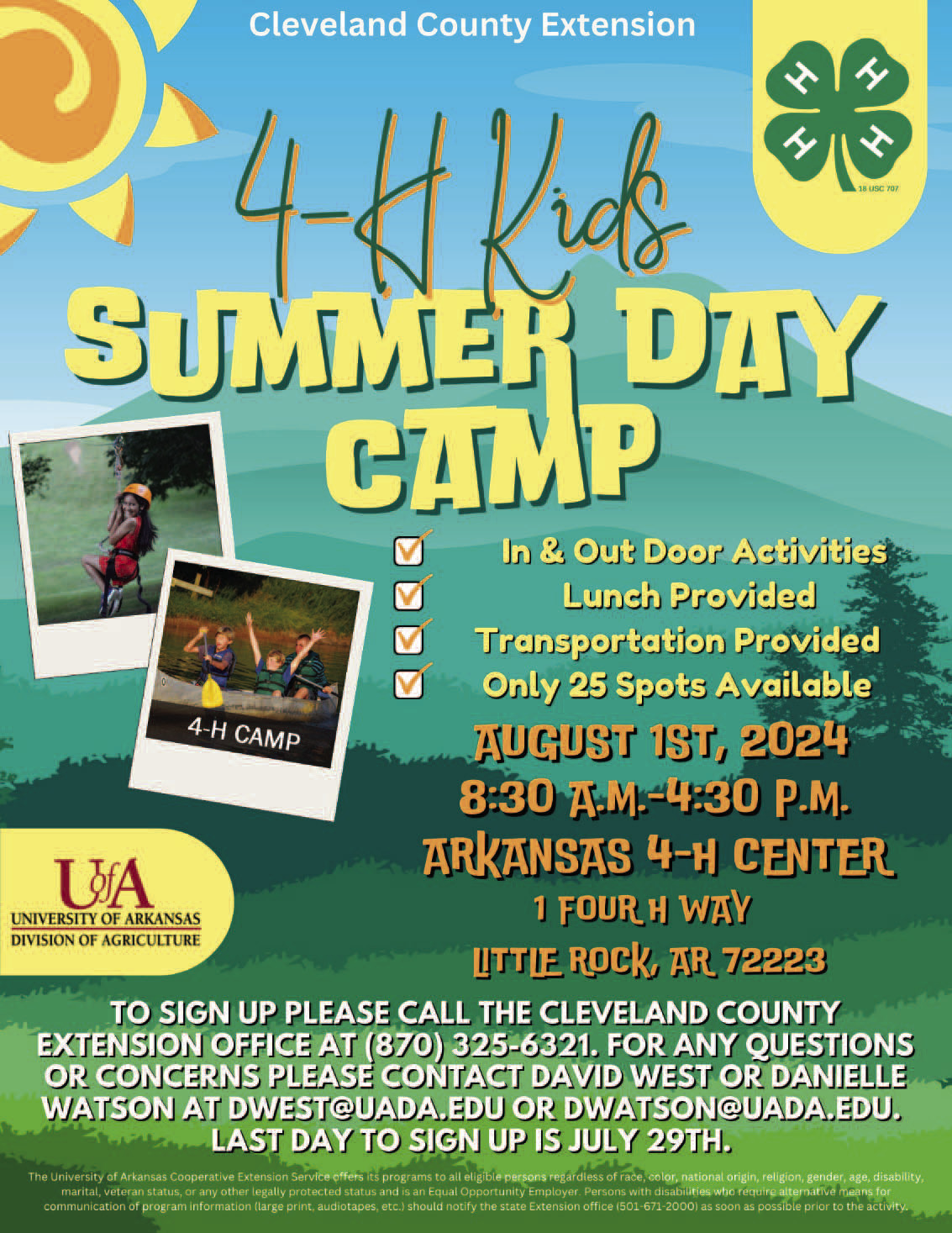 4-H Kids Summer Day Camp