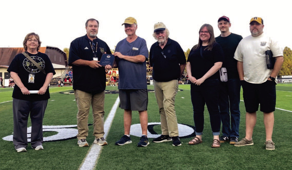 RISON HIGH SCHOOL RECOGNIZES STAN SADLER