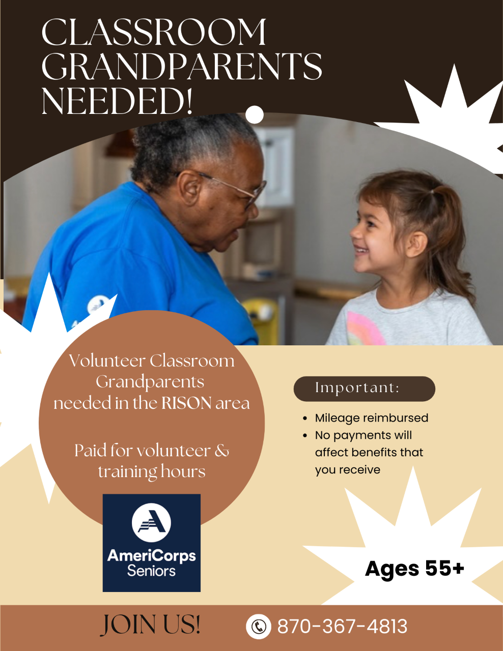 Rison Elementary Seeking Volunteer Grandparents