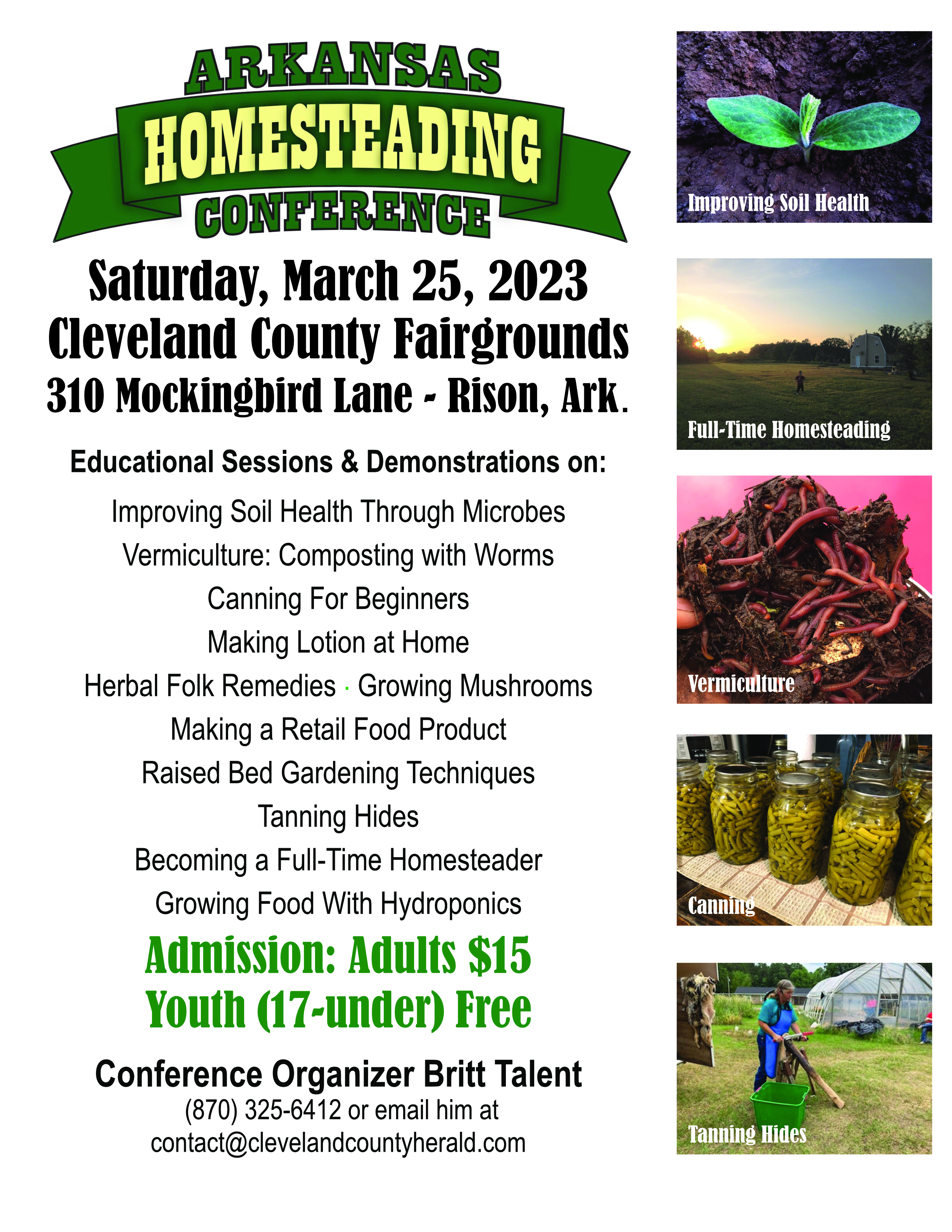 2023 Arkansas Homesteading Conference