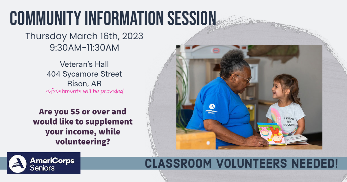 Foster Grandparent Meeting