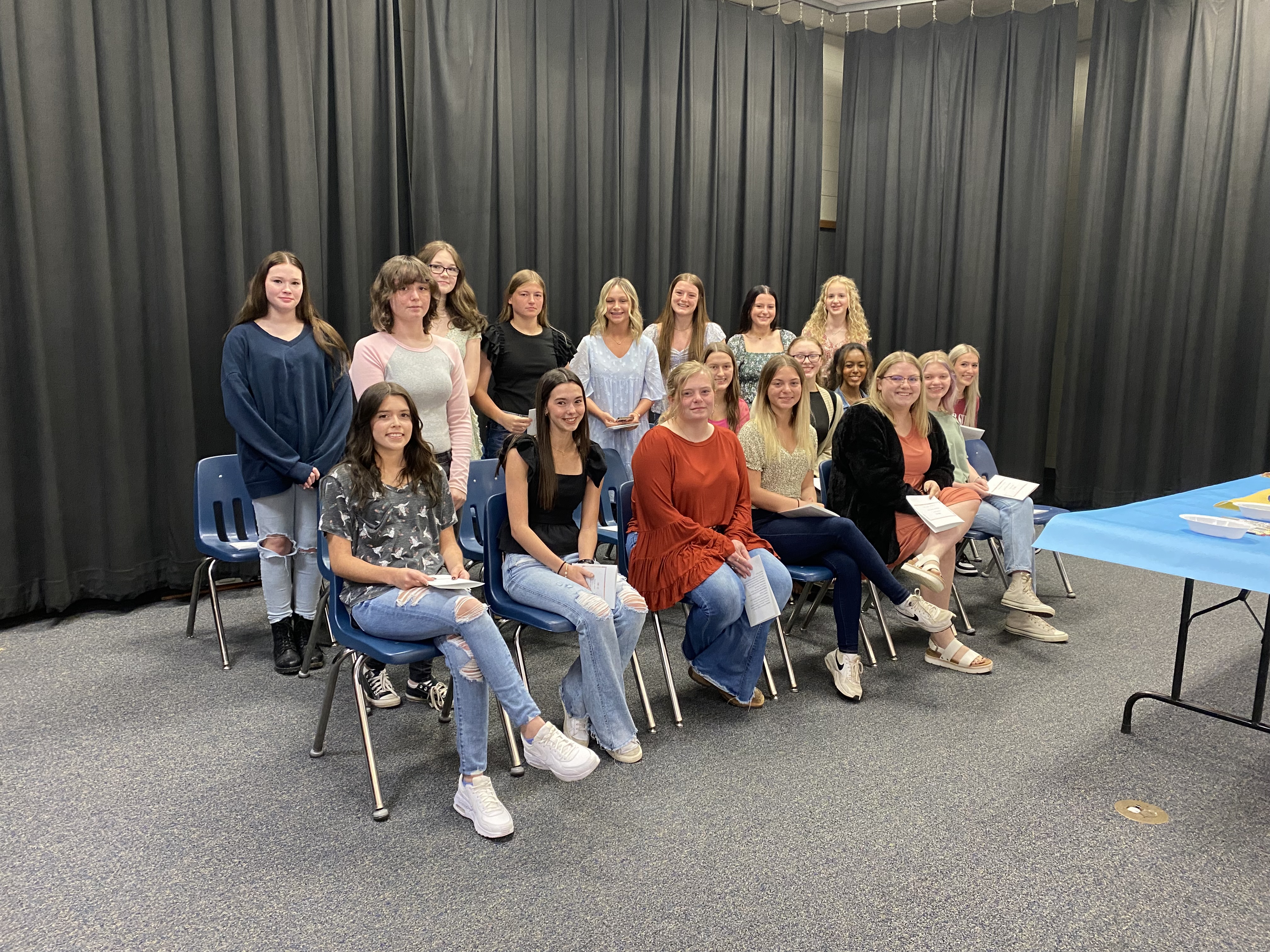 Woodlawn Students Inducted into National Art Honor Society