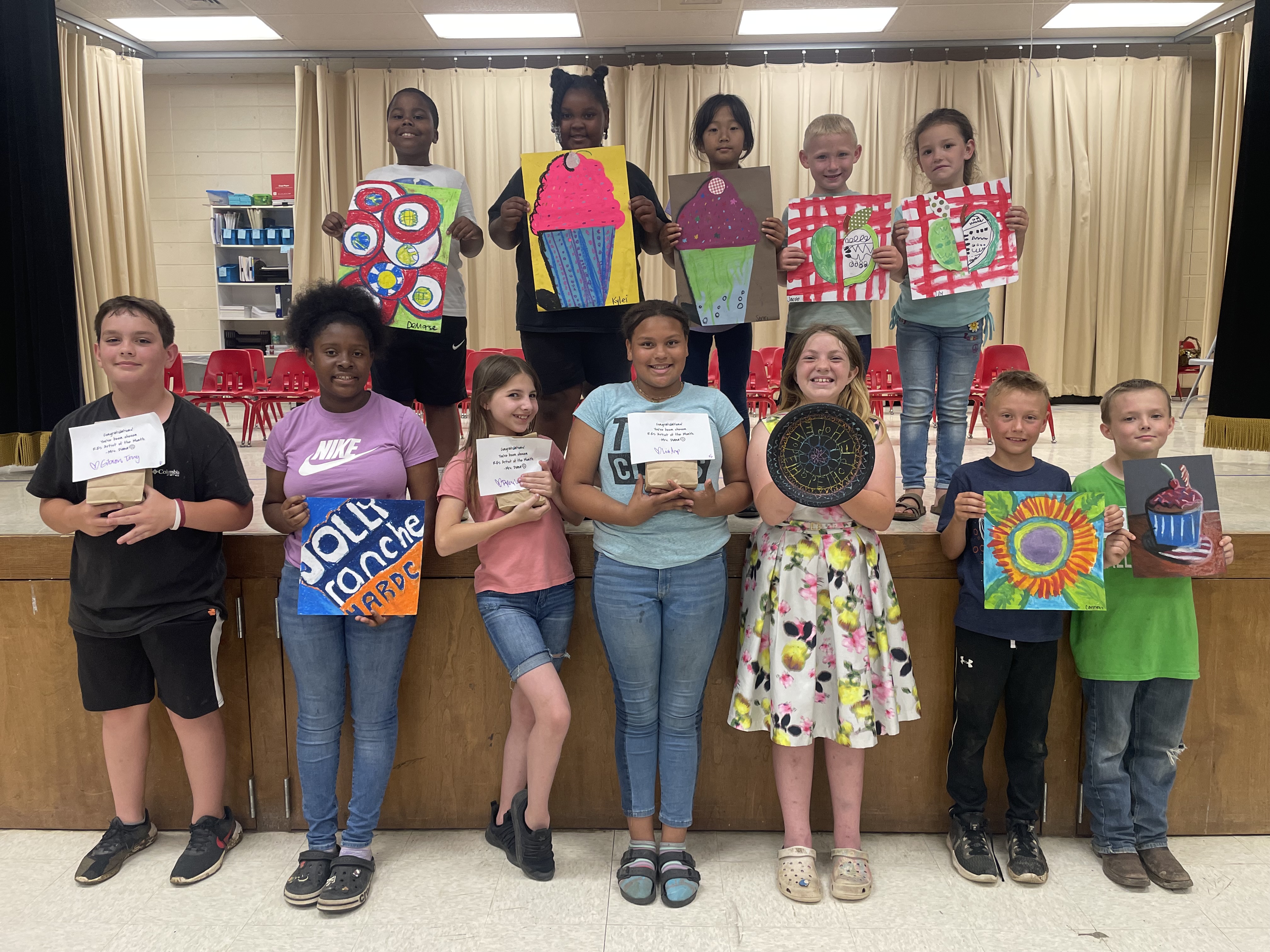 (Top row, left to right) Demorse McCloud, Kylei Fletcher, Senri Chin, Jacob O'Fallon, Lily Lancaster; (Bottom row, left to right) Gibson Terry, Khloe Ento, Ryley Lantrip, Lia Arp, Hope Ballard, Cannon Taylor and Jarvis Grooters. Not Pictured: Rayleigh Lloyd and Elsie Wendel.