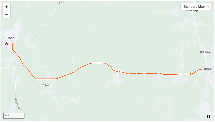 21 Mile Route