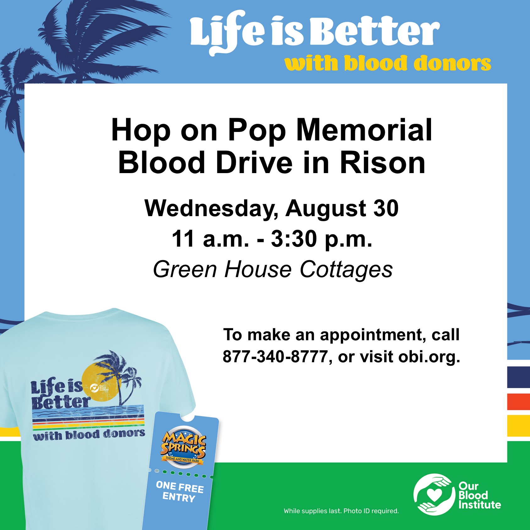 Hop on Pop Blood Drive