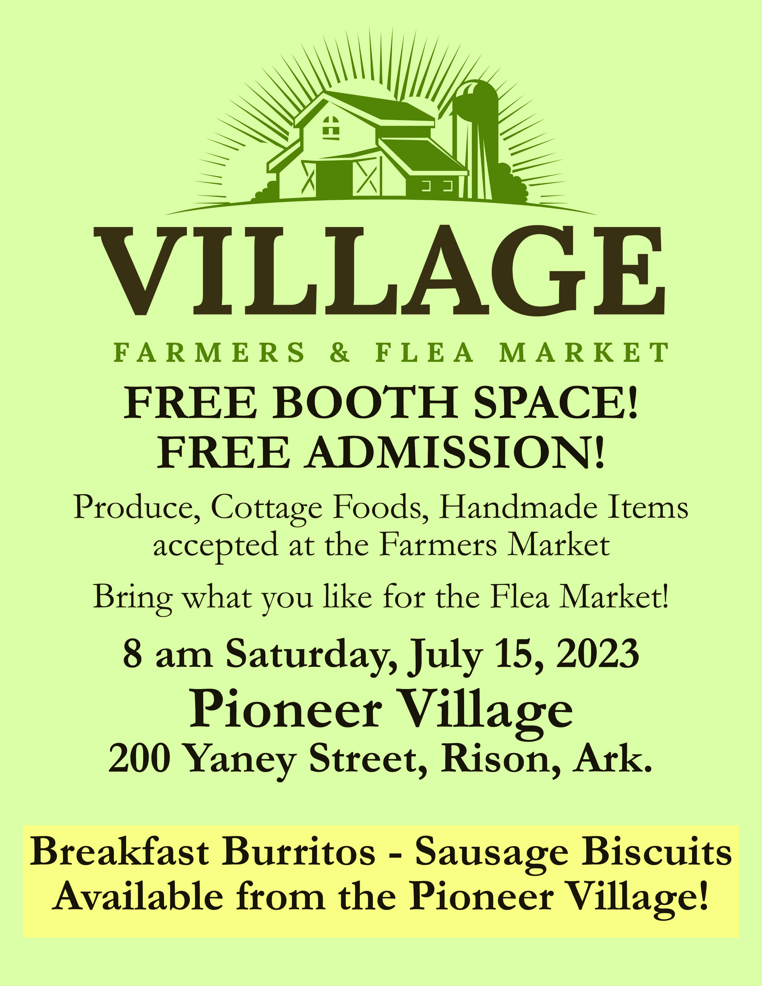 Village Farmers and Flea Market