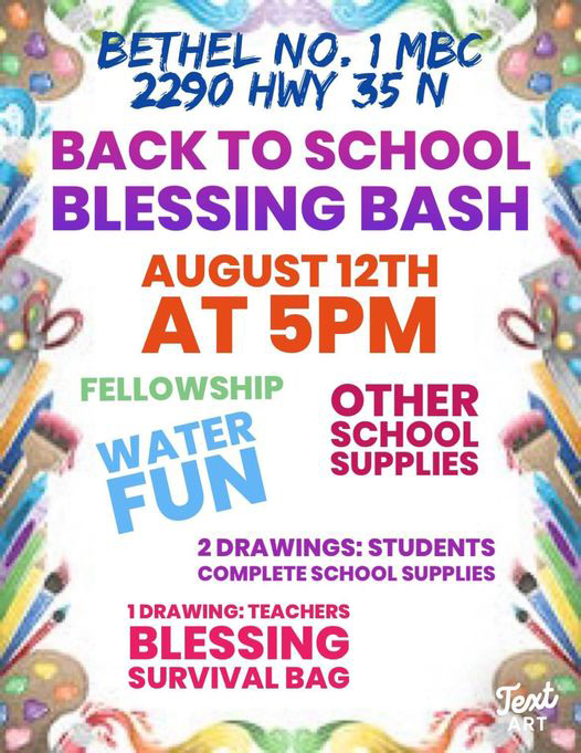 Back to School Bash