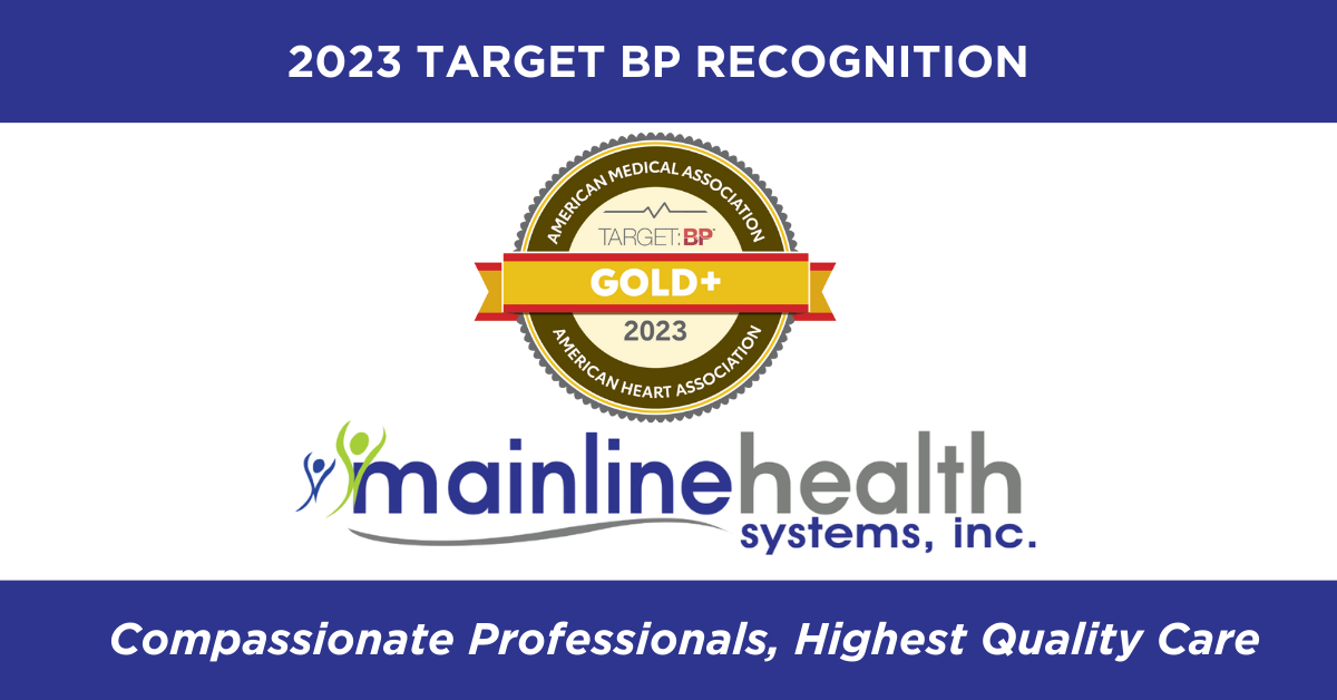 Mainline Health Recognized For Blood Pressure Control