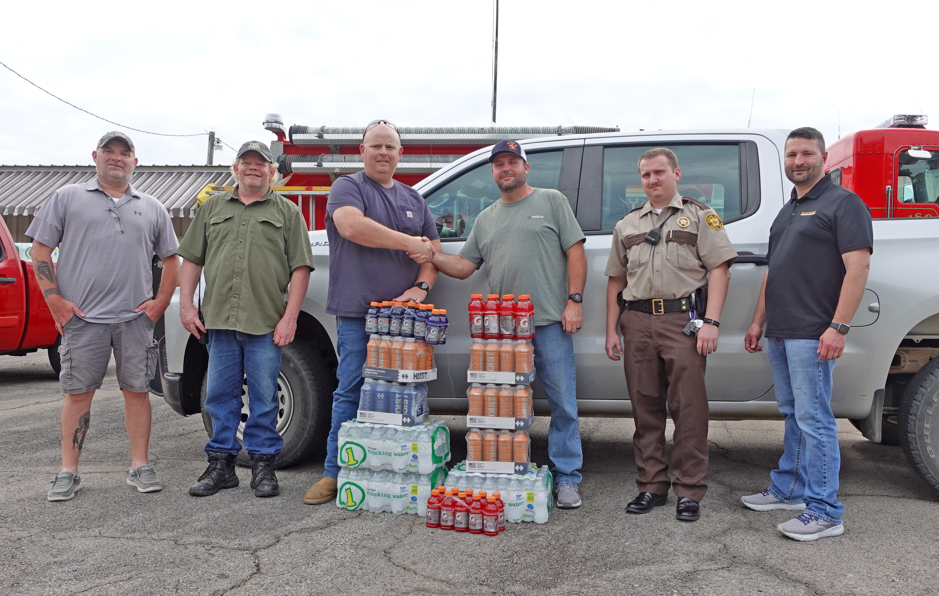 Hydrating Heroes Donates to Rison Fire Department