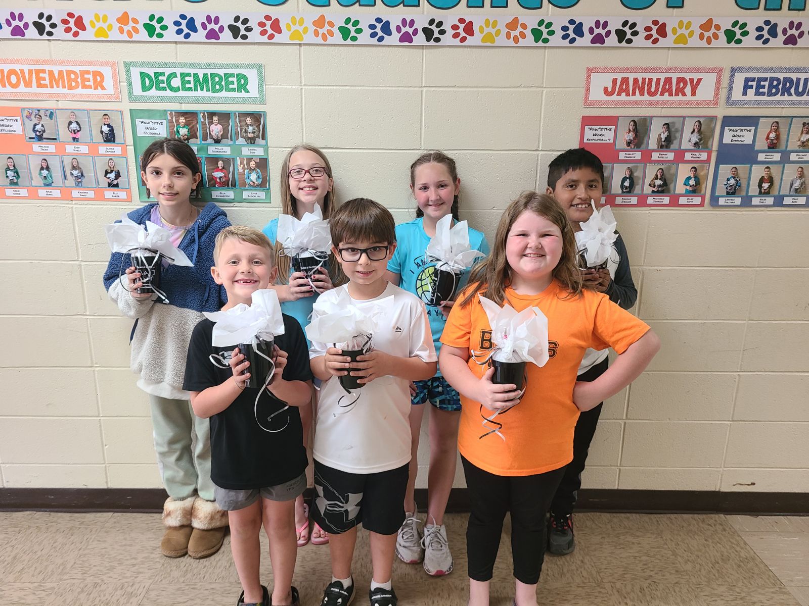Woodlawn Elementary Students of the Month: April