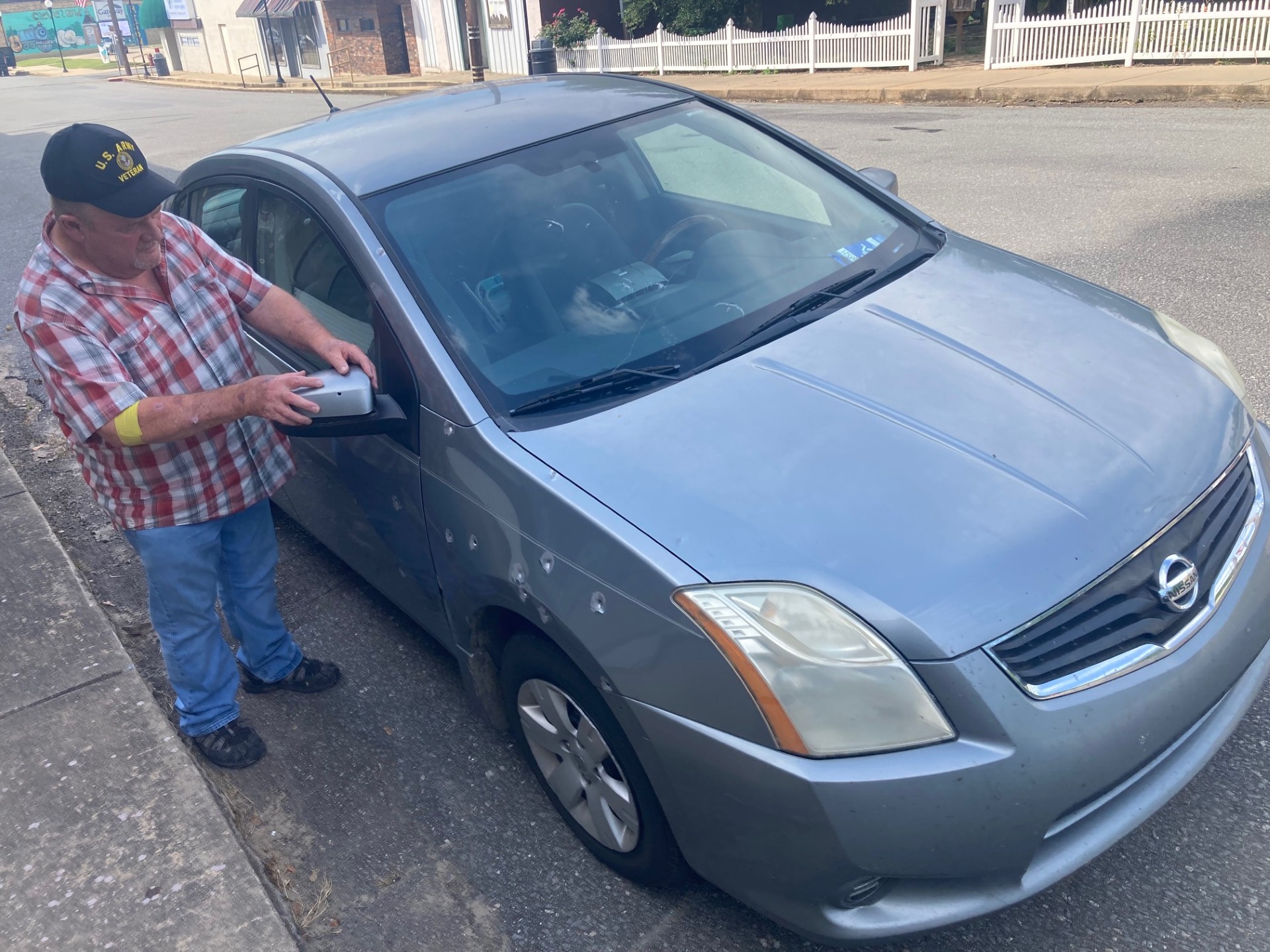 CAR SHOT AT FORDYCE MASS SHOOTING