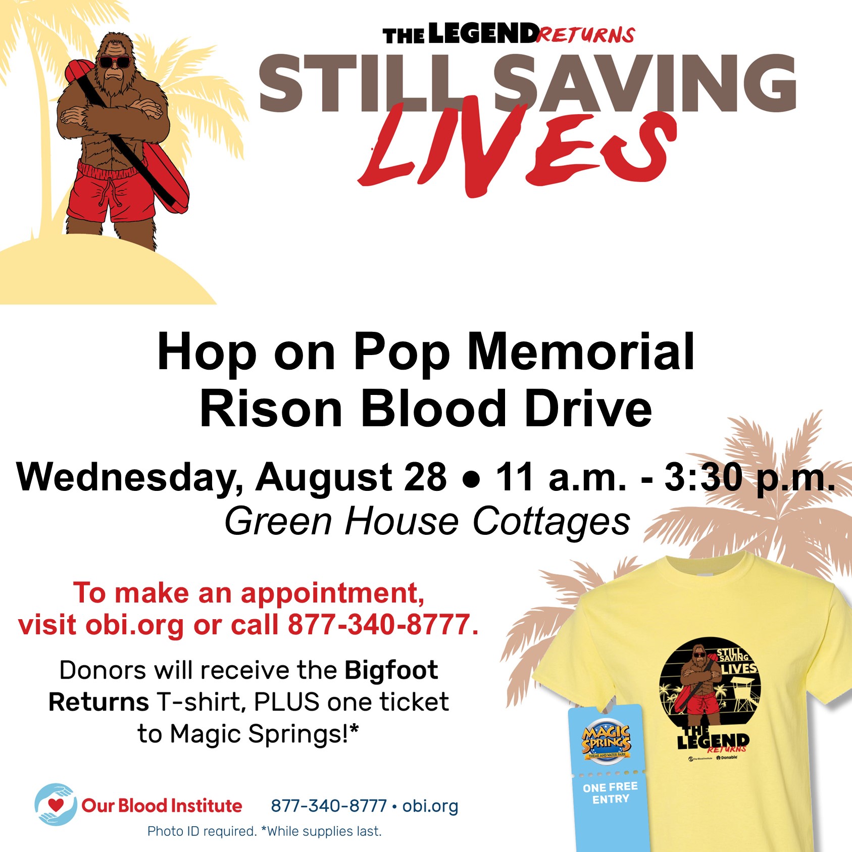 Hop on Pop Blood Drive
