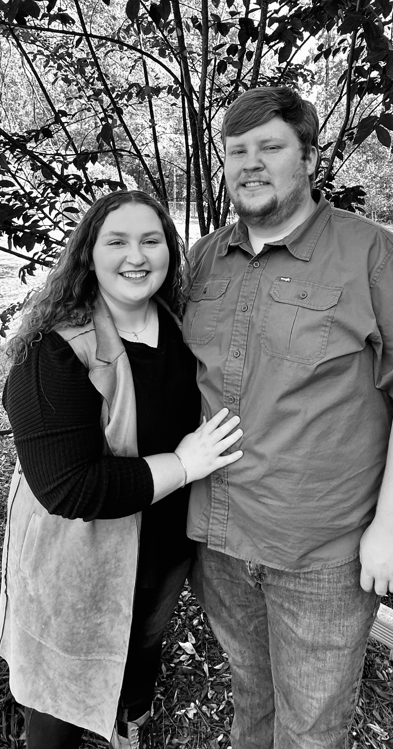 Holly Cummings and Harrison Reed