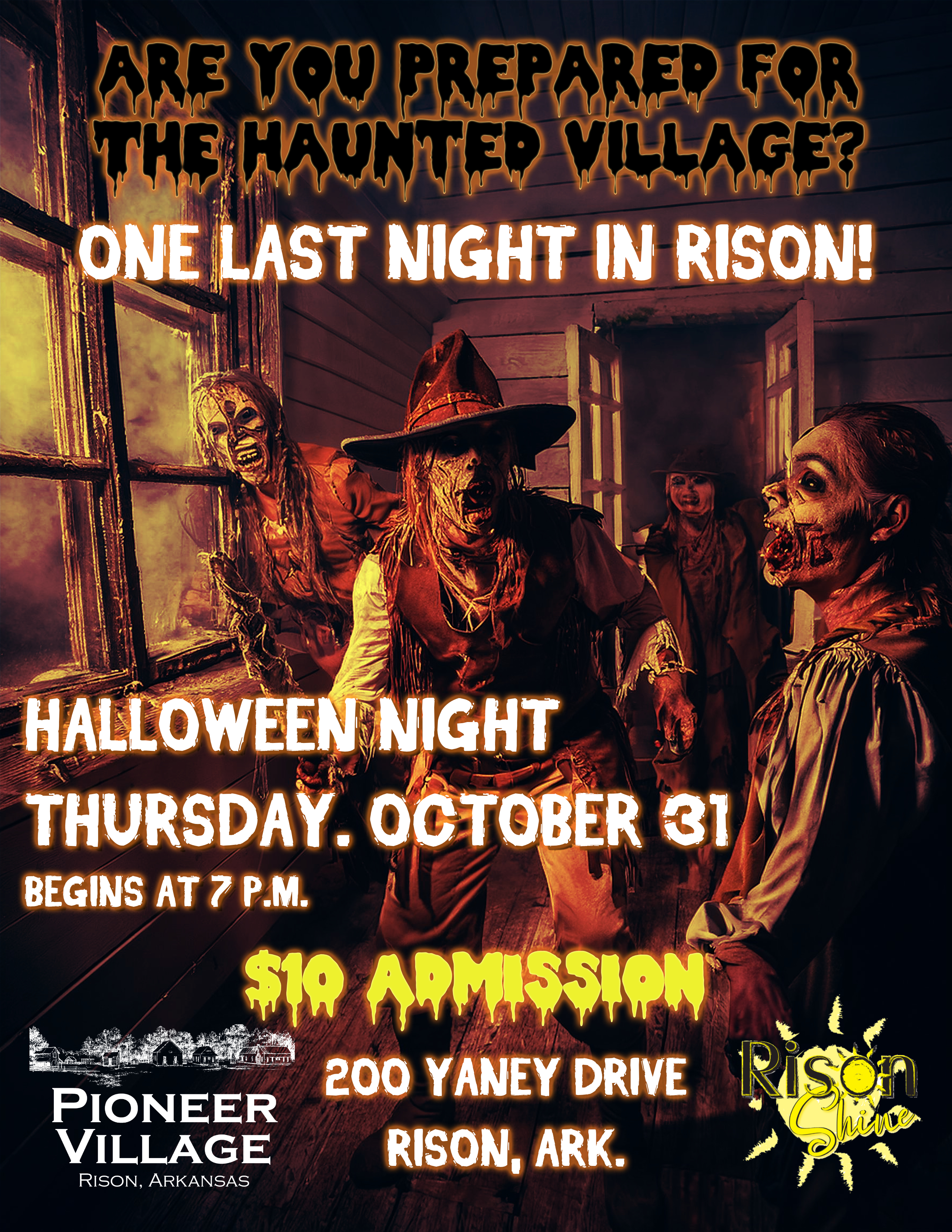 Haunted House Open Thursday