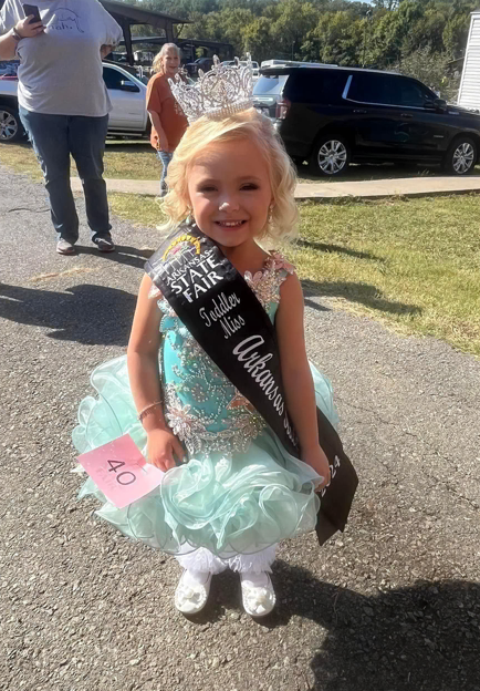 Emberly Gamble Toddler Miss Arkansas State Fair