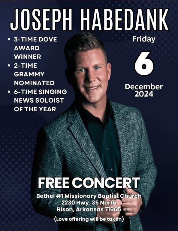 Joseph Habedank Concert at Bethel No. 1