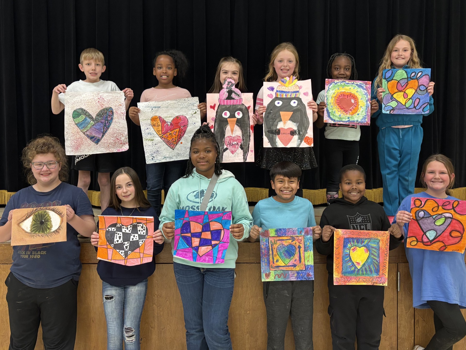 Bottom row, left to right: Kenzie Power, Braylie Socia, Ry’Lee Davis, Jayden Salvador, Demorse McCloud, Reece Varnell; Top row, left to right: Jackson Neal, Niomi Brooks, Alaina Gurnsey, Jacqueline Gazaway, Serenity Wright and Zayleigh Webb. Not pictured: Bailey Spears and Ryann Morrison.