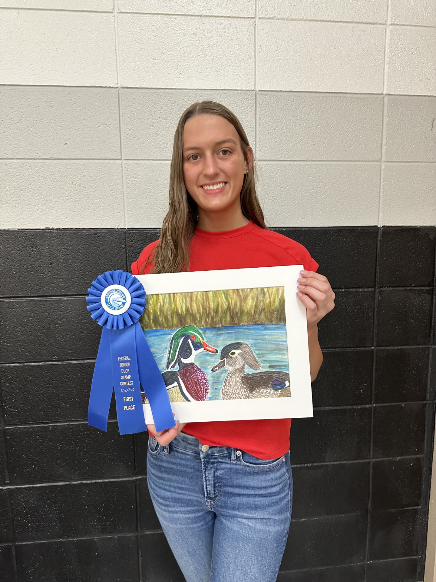 Davidson Places First in Art Competition