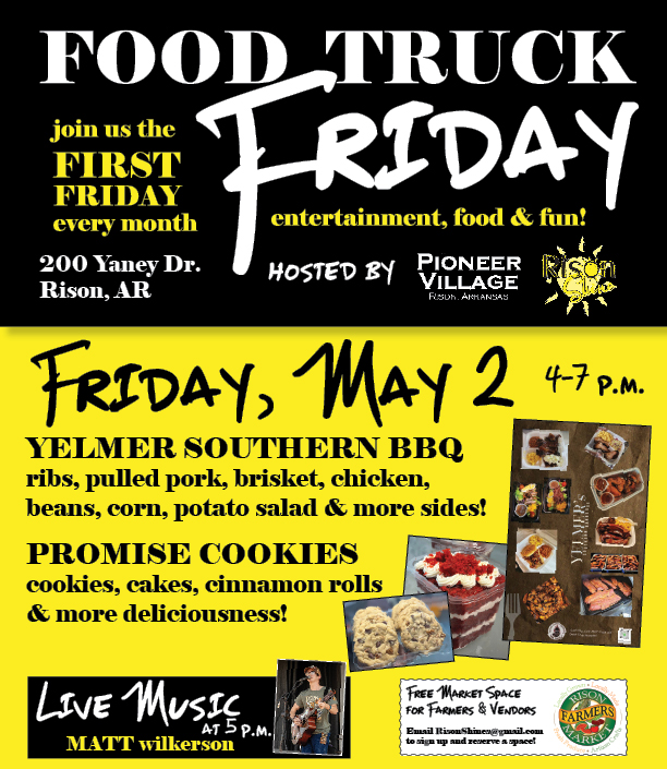 Food Truck Friday Set For May 2 in Rison