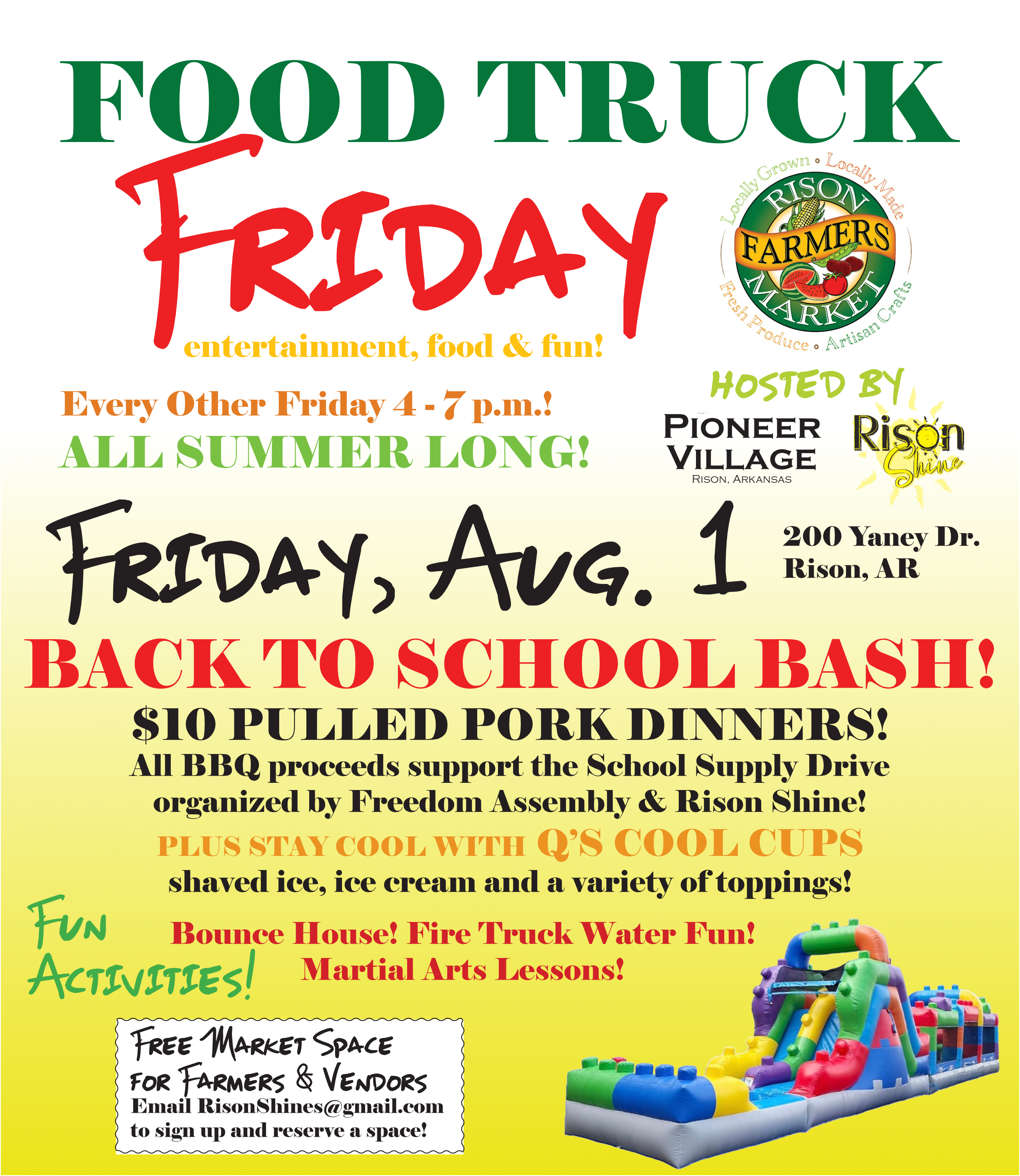 Food Truck Friday Back to School Bash