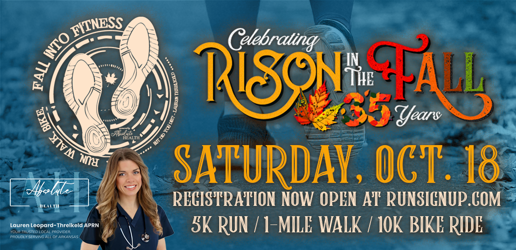 Fall into Fitness at the Rison in the Fall Festival, sponsored by Absolute Health