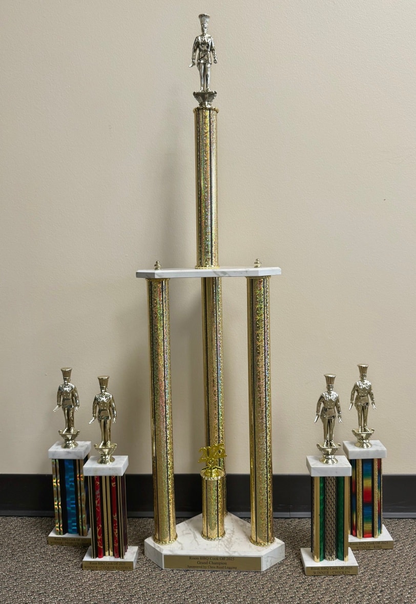 Rison BBQ Cook Off Trophies