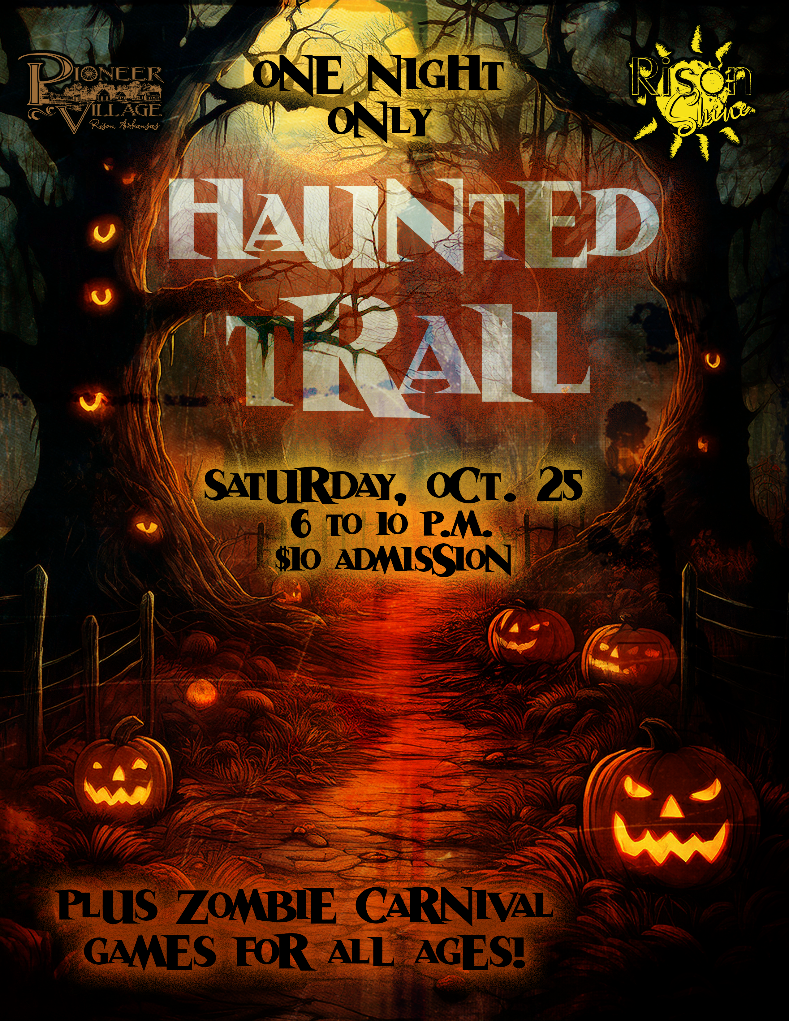Haunted Trail, Zombie Carnival Oct. 25 in Rison