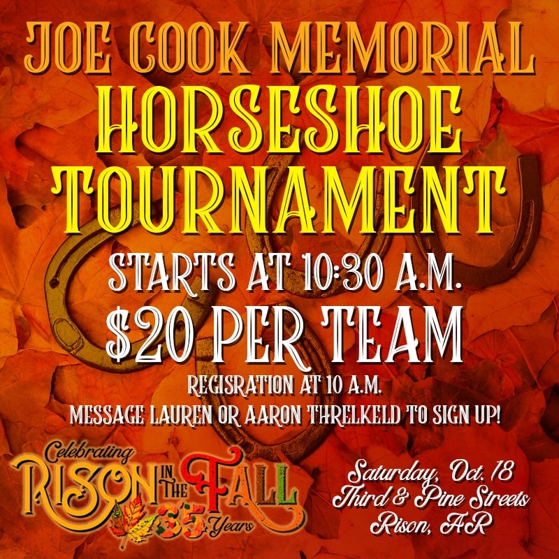 Joe Cook Memorial Horseshoe Tournament