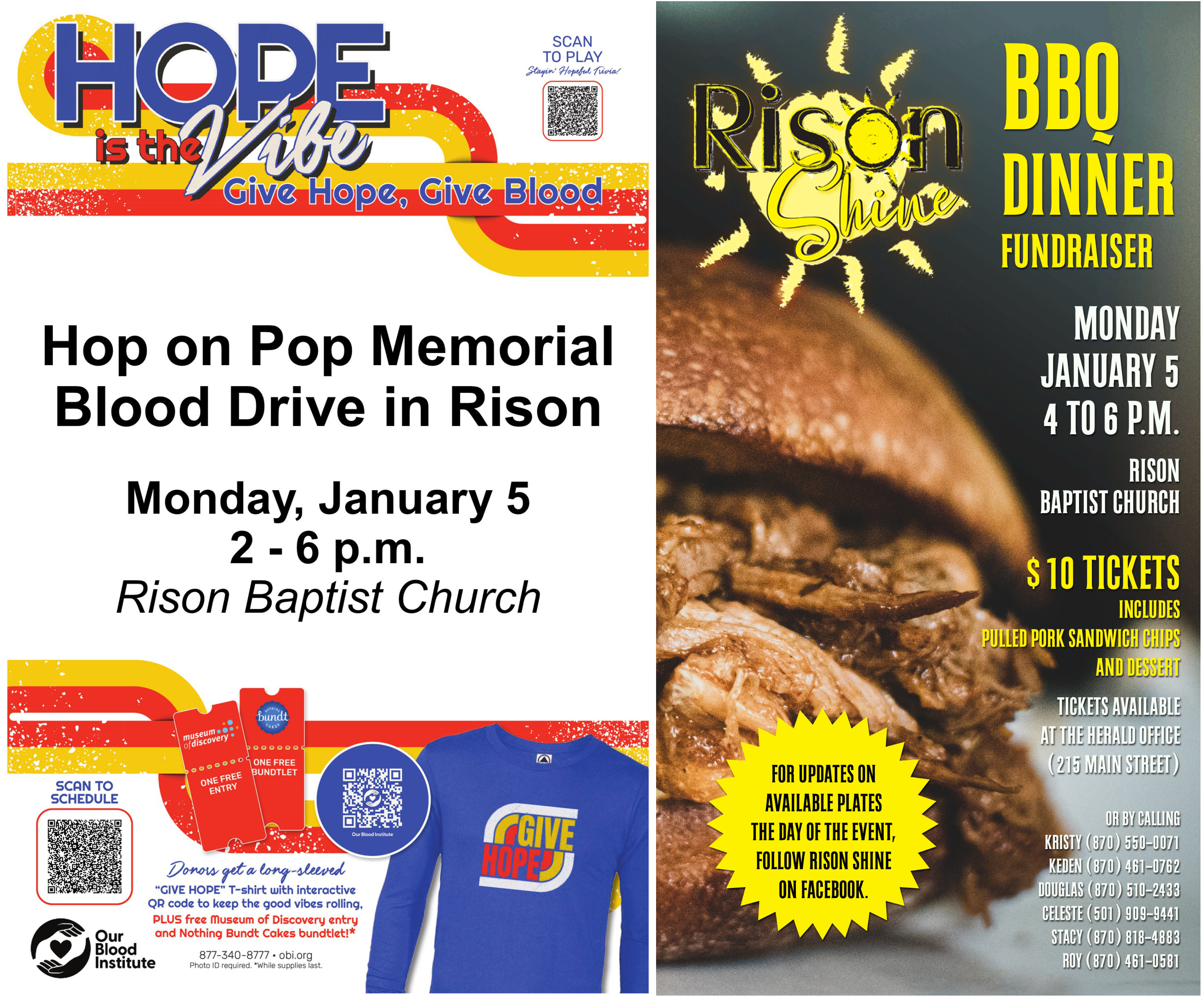Hop on Pop Blood Drive