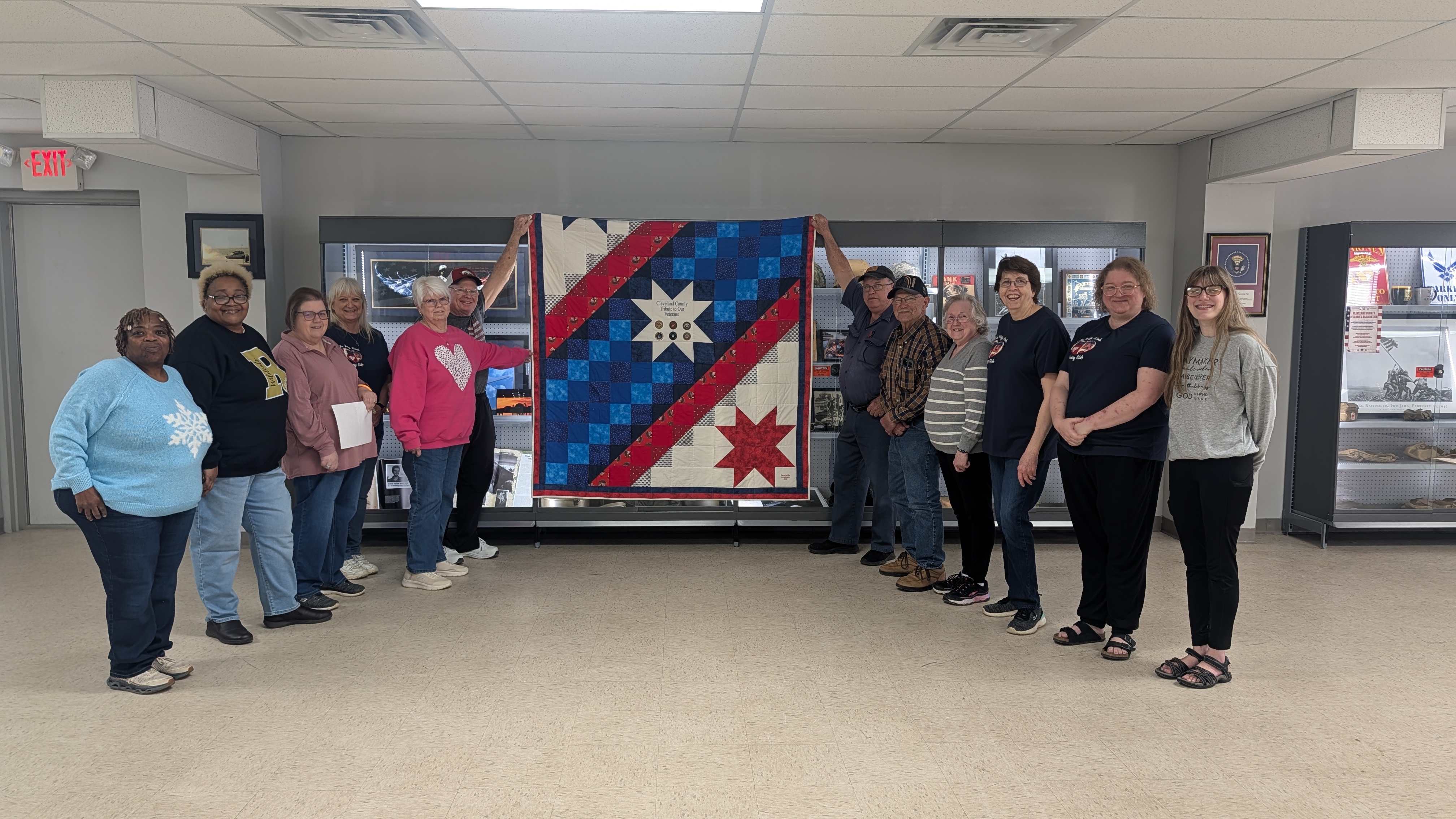 Pictured left to right: Loletia Terry, Sheila Jackson, Sarah Mitchell, Treill Meeks, Billie Blanchard, Randy Morgan, Skipper Hipp, Allen Wilson, Barbara Cox, Mary Vallance, Angela Yarnell and Kimberly Yarnell.