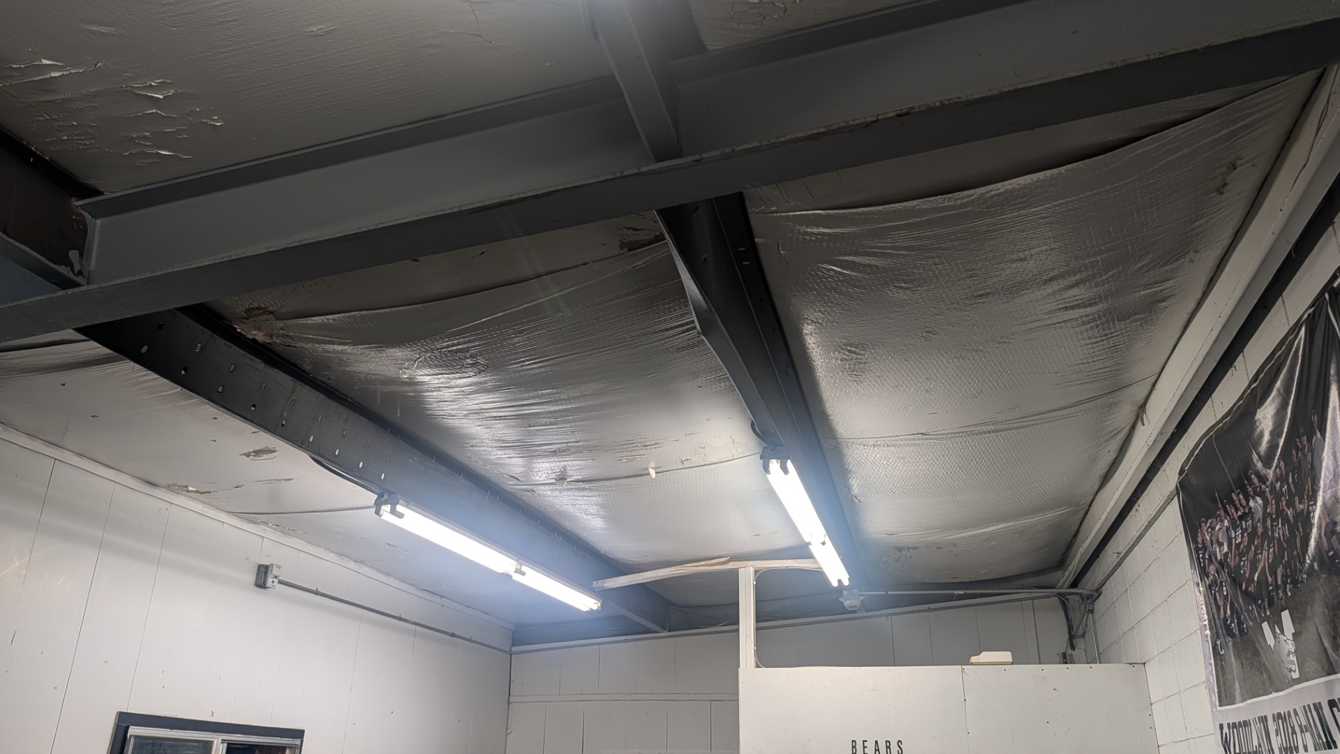WINTER STORM DAMAGE - Superintendent Dr. Kevin Hancock informed the Woodlawn School Board Monday night that the campus suffered some damage from the recent winter storm that dumped about 3 inches of sleet on the county. Staff found two metal purlins supporting the roof inside the field house twisted from the weight of the ice. He said there was also damage to some of the lights at the baseball field as well as some air conditioning units being dented by ice falling off buildings.