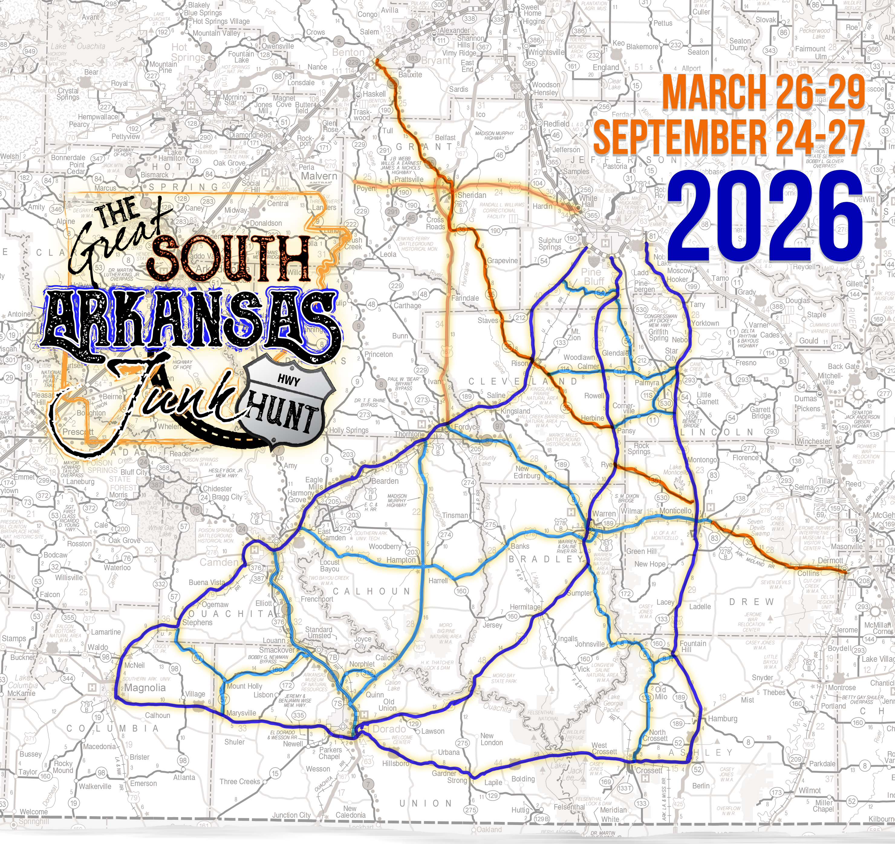 South Arkansas Junk Hunt To Run Thursday-Sunday Across County