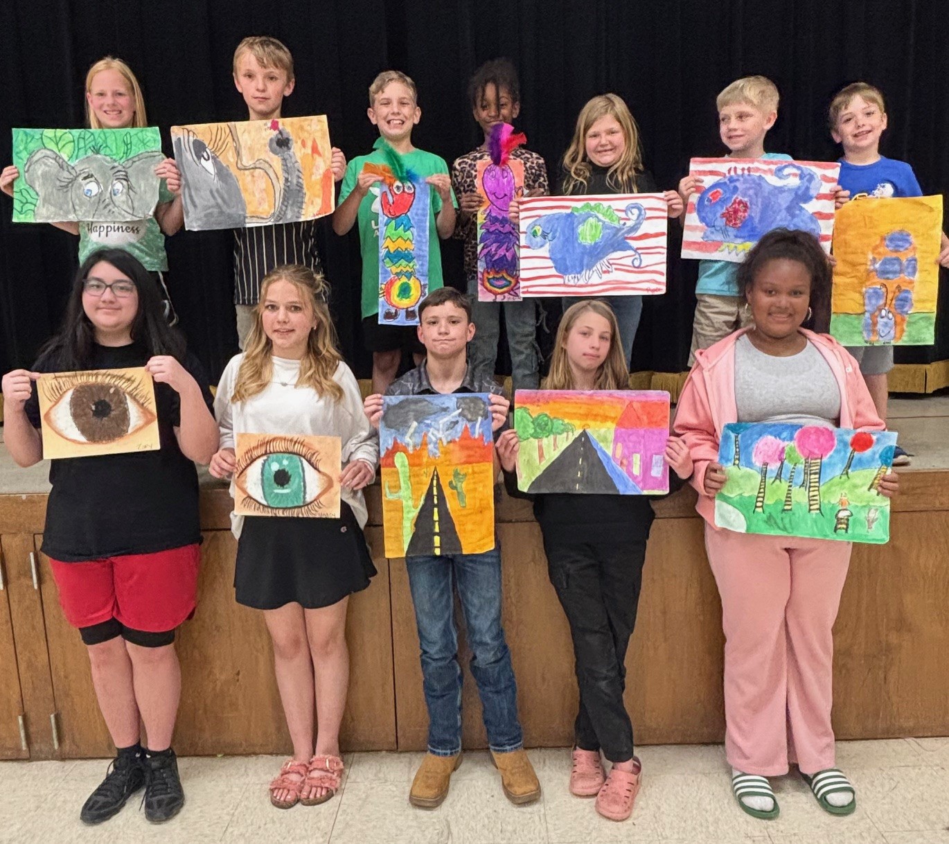 Bottom Row: L to R: Zoey Sanders, Macy Martin, Jason Stephenson, Alaura Besaw, Morgan Ballard. Top Row L to R: Kendal Fisler, Hoyt Crouse, Knox Morrison, Modesty Lee, Pyper Barber, Cooper Ward (Not pictured: Wyatt Landreth and Eli Mitchell.)