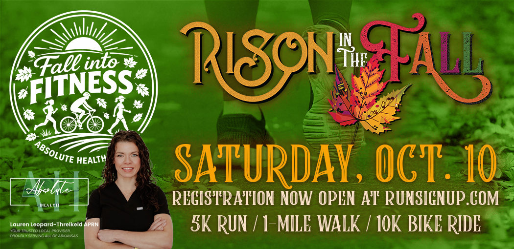Fall into Fitness at the Rison in the Fall Festival, sponsored by Absolute Health