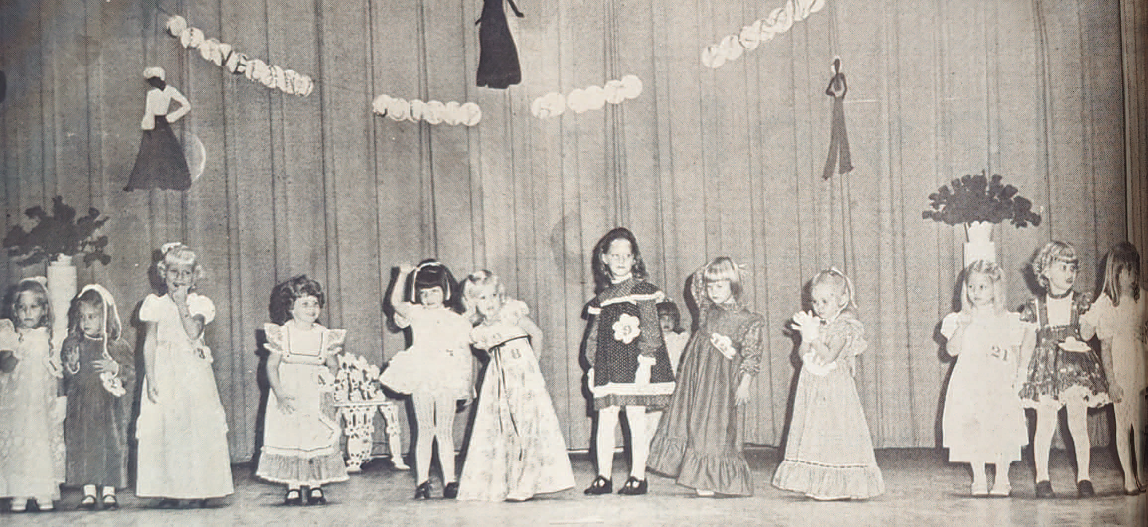 GLIMPSES FROM THE PAST - We continue our look back at previous Cleveland County fairs, and in this glimpse from the past, we see the 12 finalists in the 1975 'Little Miss Cleveland County' pageant. They are, left to right, Durinda Langford, Paige Wilson, Marianne Smith, Regina Miller, who was crowned queen, Wendy Green, Stacy Newman, Tamara Powell, Rhonda Vinson, Vicky Spakes, Stella Rabb, Tleatha Murdock and Lisa Shideler. For questions or comments, contact Stan Sadler at sadler.stan@yahoo.com