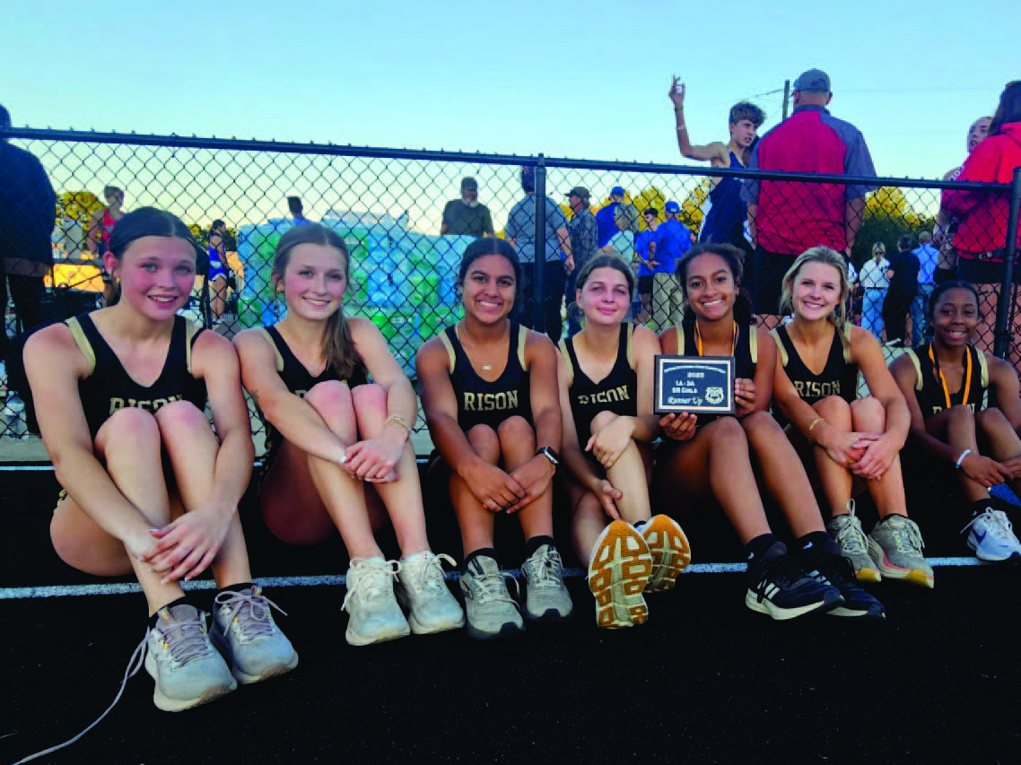RISON CROSS COUNTRY TEAM PLACES AT MEETS - Oct. 7, Kayla Jackson placed 20th with a time of 23:59 at Bryant Invitational. Oct. 21 the Rison team placed 2nd out of 1A-3A teams, Kayla placed 9th with a time of 22:59, and Jazlyn Price placed 14th out of 72 runners with a time of 23:49.