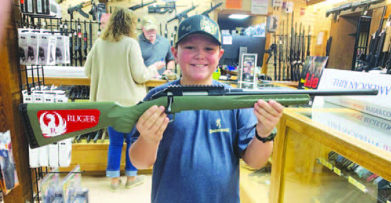 John Martin Varnell with the Ruger .308 Rifle