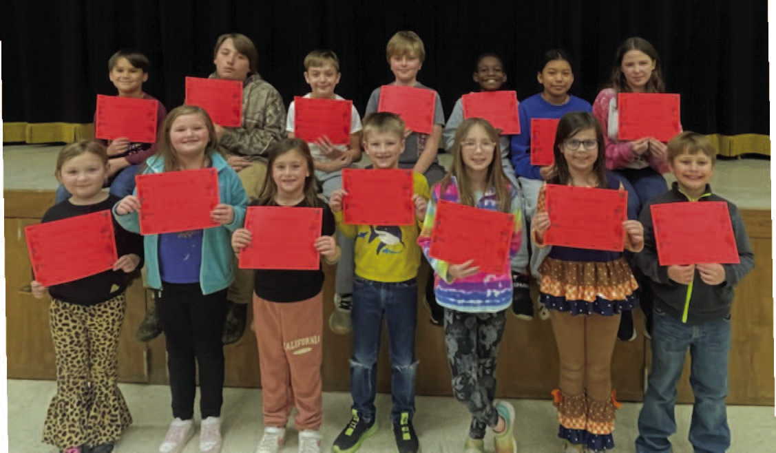 Rison Elementary Students of the Month: January