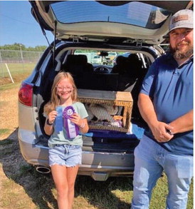 BRINLEY JONES WINS POULTRY CHAIN - Congratulations to Brinley Jones, the winner of the 2023 4H Poultry Chain in Cleveland County. The 4H Poultry Chain program offers an opportunity for youth to learn about bird husbandry, health production, biosecurity, and potentially small business management. Anyone interested in or have questions about 4H, please contac the Cleveland County Cooperative Extension Office at (870) 325- 6225 or email David West at dwest@uada.edu or Danielle Watson at dwatson@uada.edu.