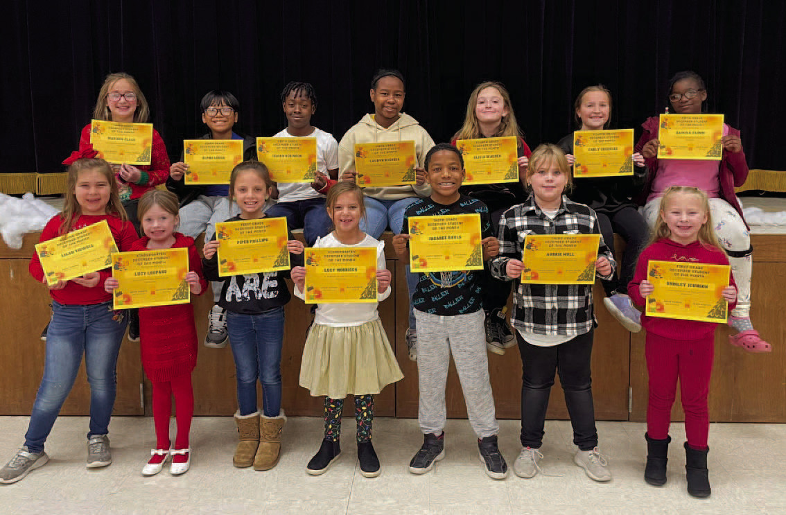 Rison Elementary Students of the Month