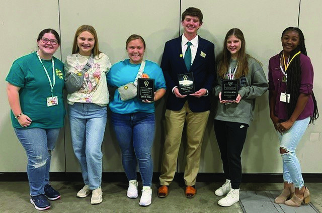 Marlee Johnson, Fallon Johnson, Josey Edwards, Jared Saeler, Caroline Morrison, Carlese Johnson