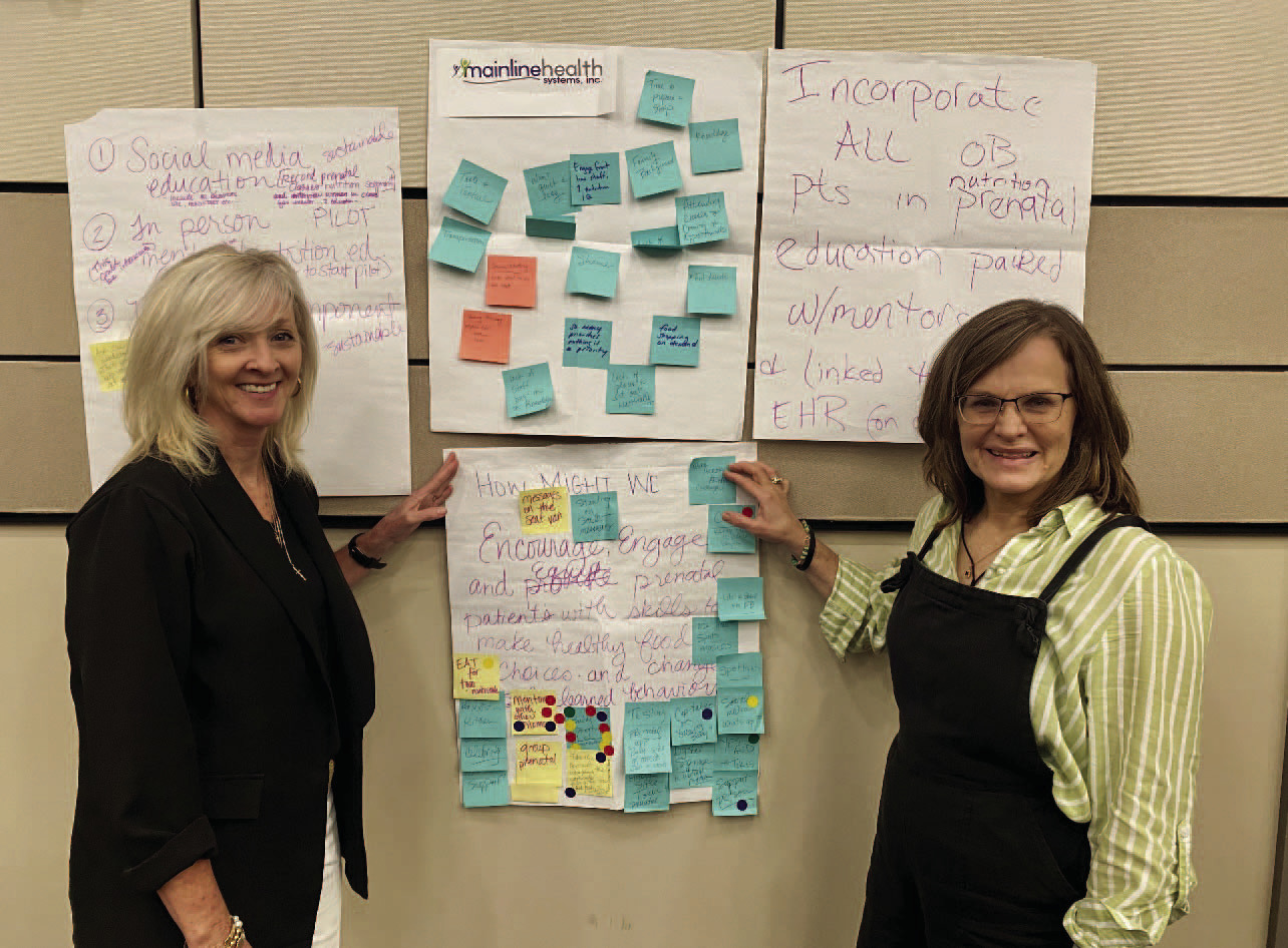 Leia O'Fallon, APRN Women's Health  and Jane Pelkki, ​MPH, RD, LD Registered Dietitian