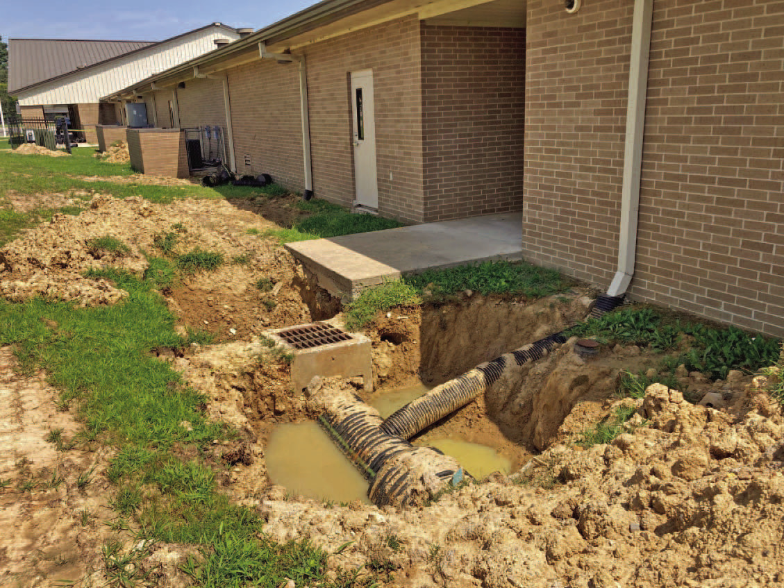 Drainage Project Underway at Woodlawn