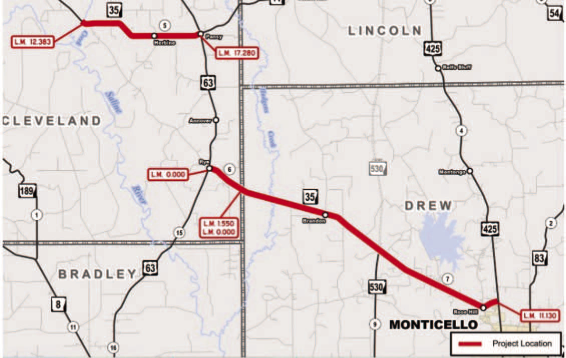Hwy. 35 South of Big Creek To Be Resurfaced This Year