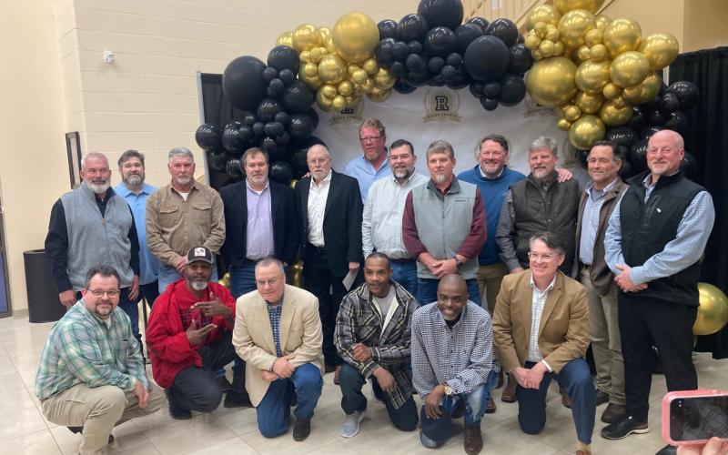 Those members of the 1990 Rison Wildcat state championship football team attending the Rison Sports Hall of Fame induction were (not in order) Chris Brandon, Floyd Harper, Jim Knowles, Ryan Reed, Greg Hyatt, Jason Reed,  and Thomas Powell; juniors Brad Phillips, Jonathan Young, Pat Williams, Clarence Parker, Chad Rawls, Chris Sandine, Steven Loyd, and sophomores Daniel Fore, Davy King, Brian McKinney and Jerome Brandon. Head Coach Mark Whatley and defensive coordinator Blair Brown also attended.