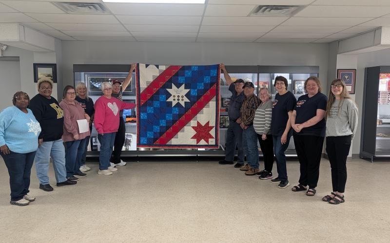 Pictured left to right: Loletia Terry, Sheila Jackson, Sarah Mitchell, Treill Meeks, Billie Blanchard, Randy Morgan, Skipper Hipp, Allen Wilson, Barbara Cox, Mary Vallance, Angela Yarnell and Kimberly Yarnell.