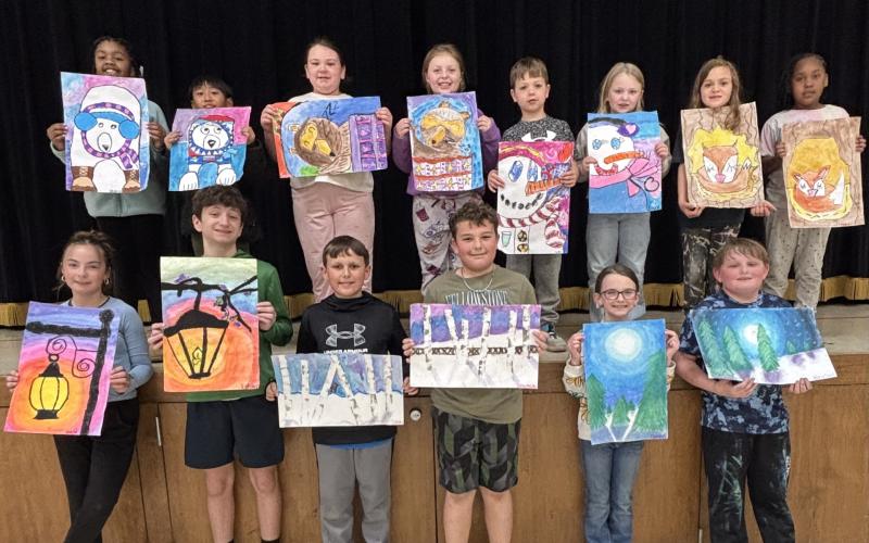 Bottom row, left to right: Braylie Socia, Ethan Adams, Jett Morrison, Jeremiah Mursewick, Cambry Stuckey, Bryson Arnold; Top row, left to right: Denaysia McCloud, Christian Lodua, Sawyer Easterling, Jacqueline Gazaway, Owen Grubb, Josie Towery, Naomi Mitchell, Emery Davis.