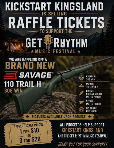 Gun Raffle for Kingsland's Get Rhythm Festival
