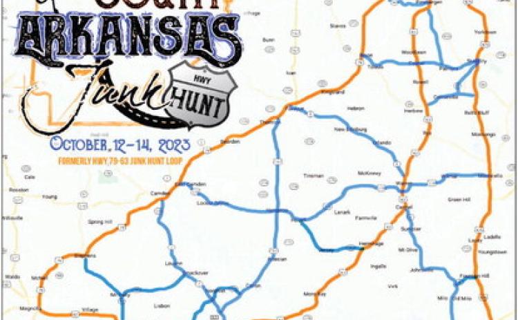 Great South Arkansas Junk Hunt Map